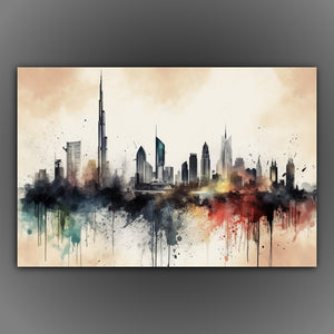 Grunge Cityscape 1pc 24x36 (Pre-Order)